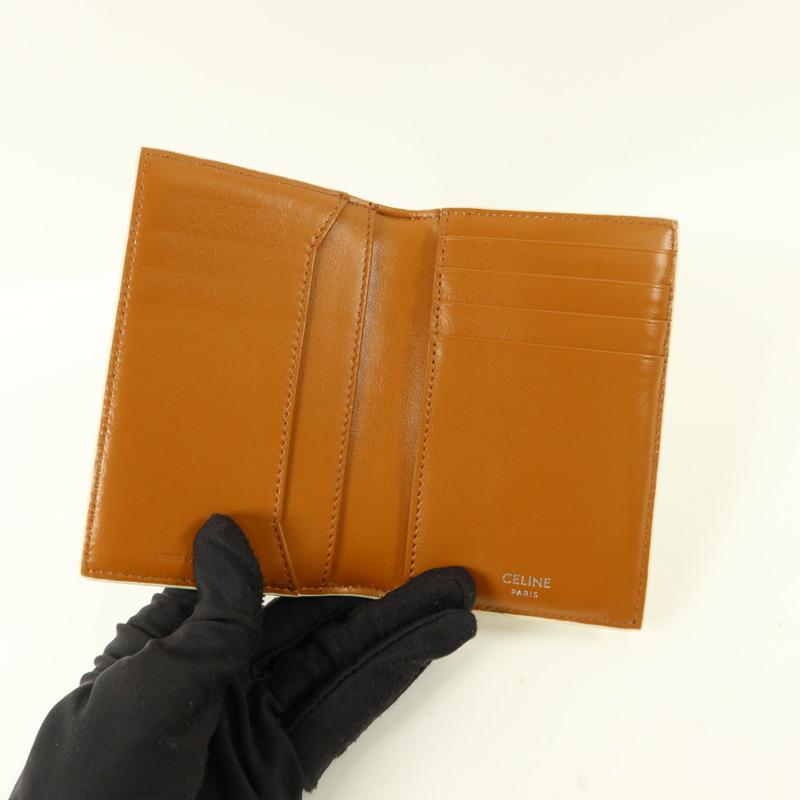 CELINE 塗層帆布Triomphe Card Holder卡片套-4