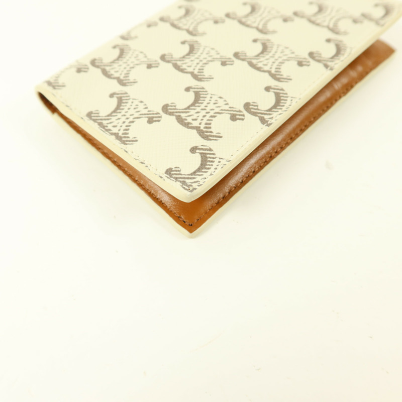 CELINE 塗層帆布Triomphe Card Holder卡片套-9