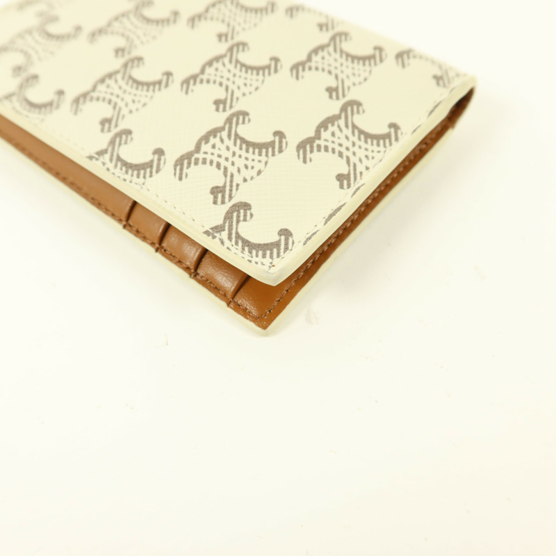 CELINE 塗層帆布Triomphe Card Holder卡片套-10