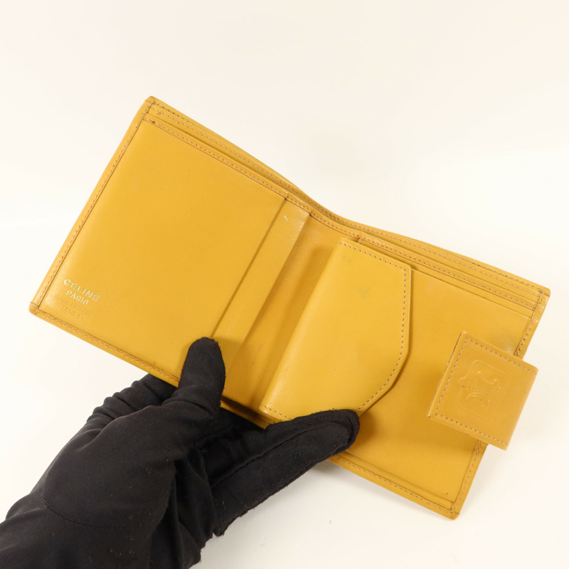 CELINE 牛皮皮革Vintage Wallet錢包-4