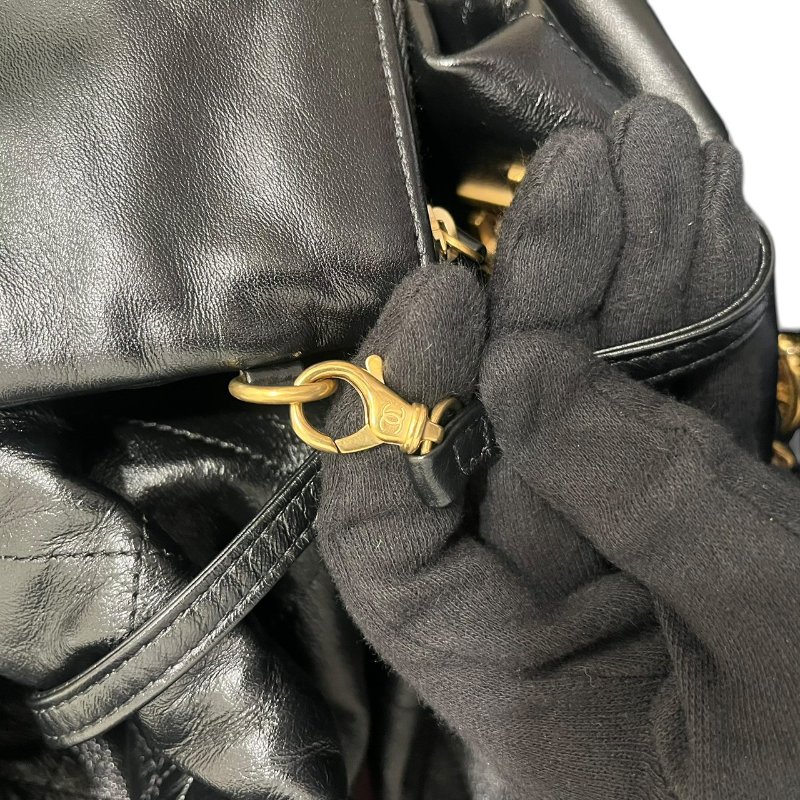 【美收精品】CANEL黑色肩背包 5-303-12