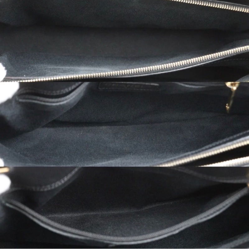 「JL精品代購」9新 Chanel 香奈兒 荔枝牛皮 托特包 拉鏈款-9