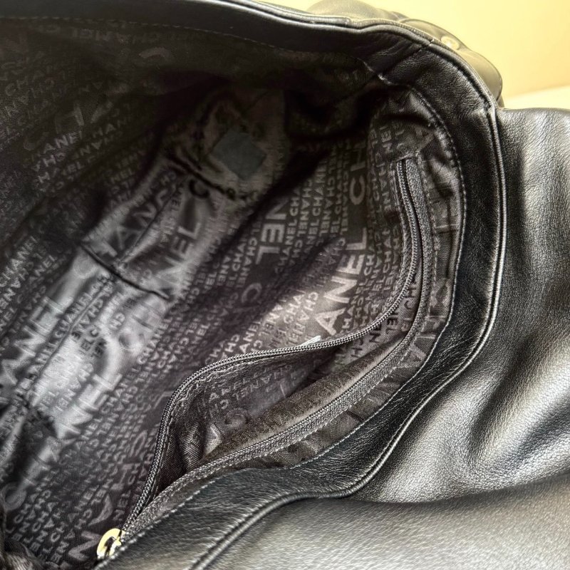 ️Chanel 黑銀餃子包 35*26 98新配件塵袋-5