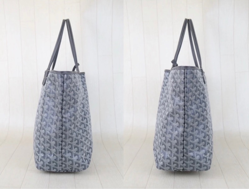 「JL精品代購」98新 Goyard 灰色 托特包 中號-4