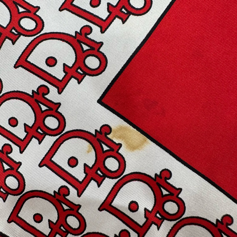 【赫蒂國際精品】Dior 迪奧 經典老花圖案絲巾vintage-6