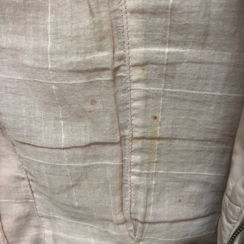 帥氣Armani 粉色真羊皮皮衣-4