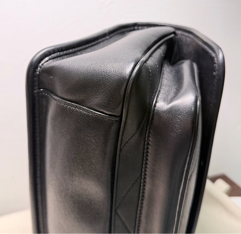 極新配件齊 甜甜價 原十一萬YSL 經典小羊皮NIKI BABY 黑金-11