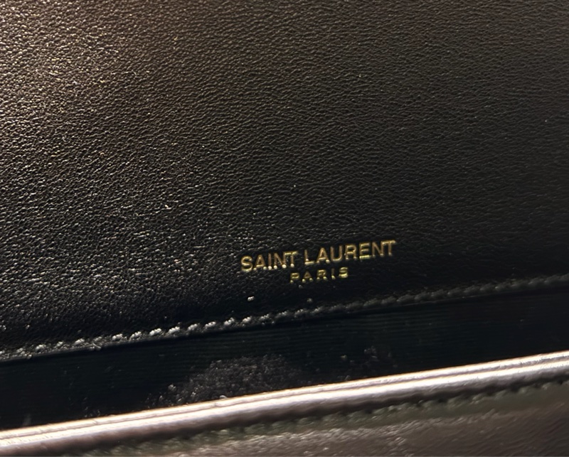 極新配件齊 甜甜價 原十一萬YSL 經典小羊皮NIKI BABY 黑金-13
