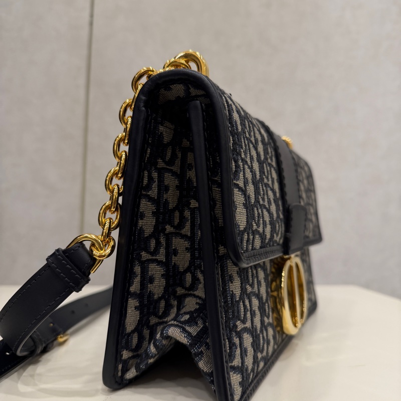 Dior 提花布金釦Montaigne 30肩斜背包-3