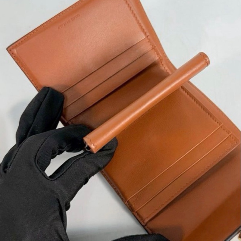 Celine 凱旋門老花三折短夾-6