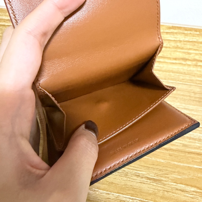 Celine 凱旋門老花三折短夾-13