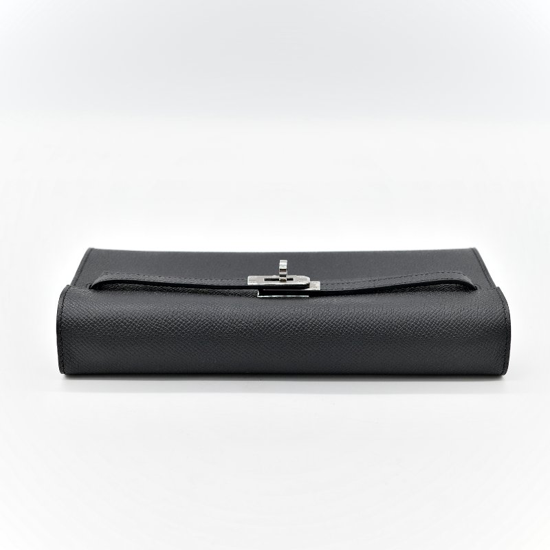 Hermès 愛馬仕 Kelly To Go 黑色 Epsom 牛皮 斜挎包 K刻 防塵袋 紙盒-8