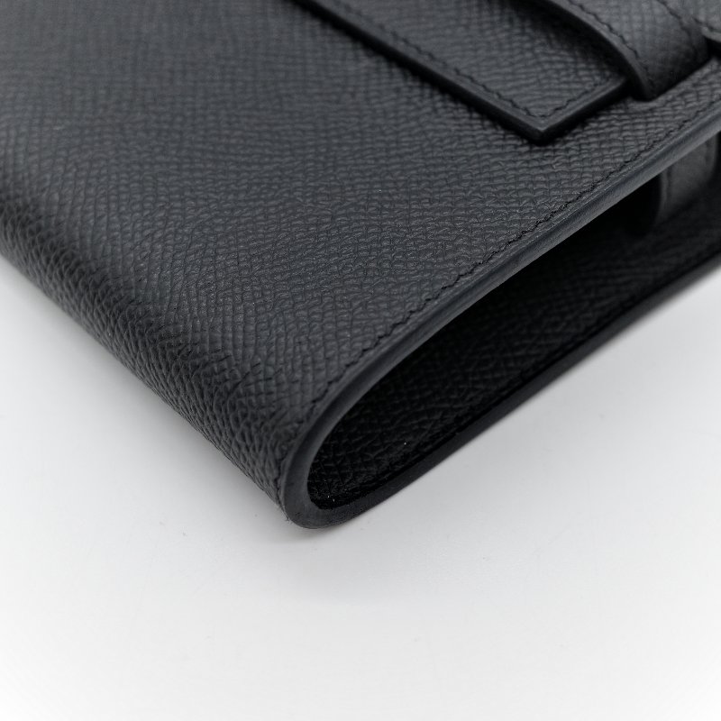 Hermès 愛馬仕 Kelly To Go 黑色 Epsom 牛皮 斜挎包 K刻 防塵袋 紙盒-9