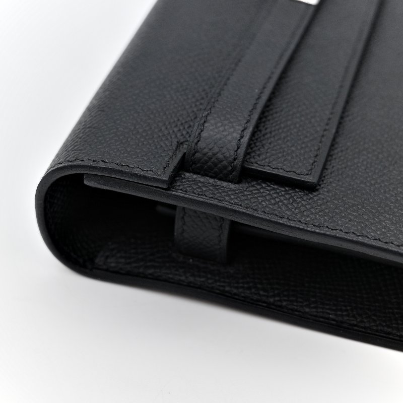 Hermès 愛馬仕 Kelly To Go 黑色 Epsom 牛皮 斜挎包 K刻 防塵袋 紙盒-10