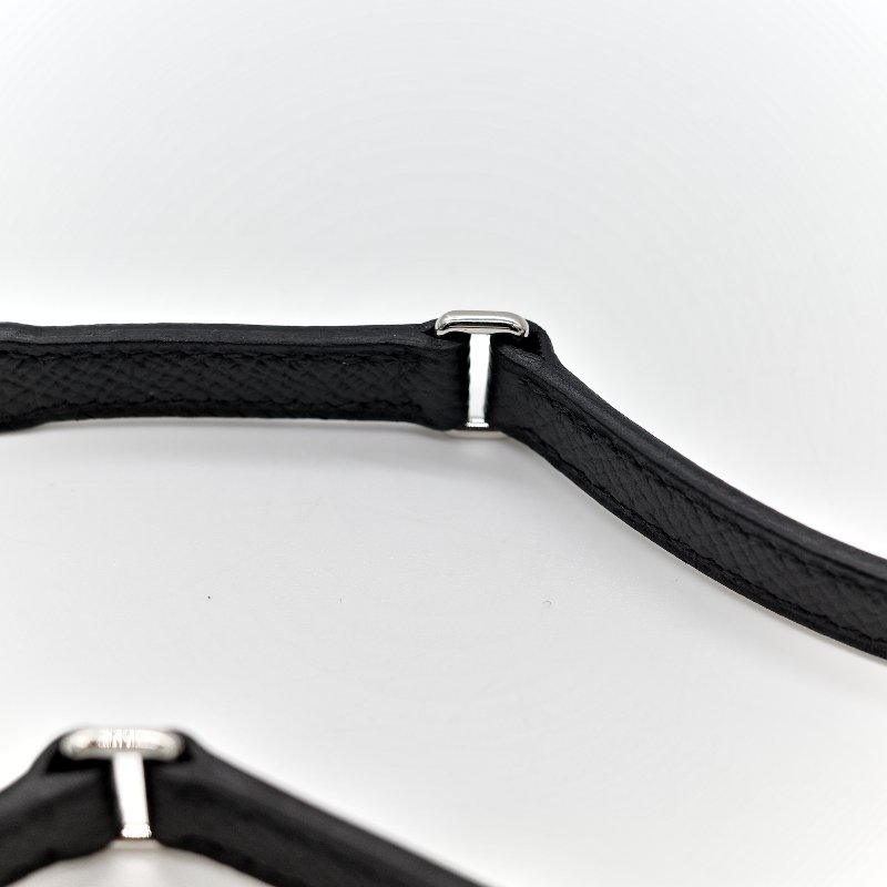 Hermès 愛馬仕 Kelly To Go 黑色 Epsom 牛皮 斜挎包 K刻 防塵袋 紙盒-25