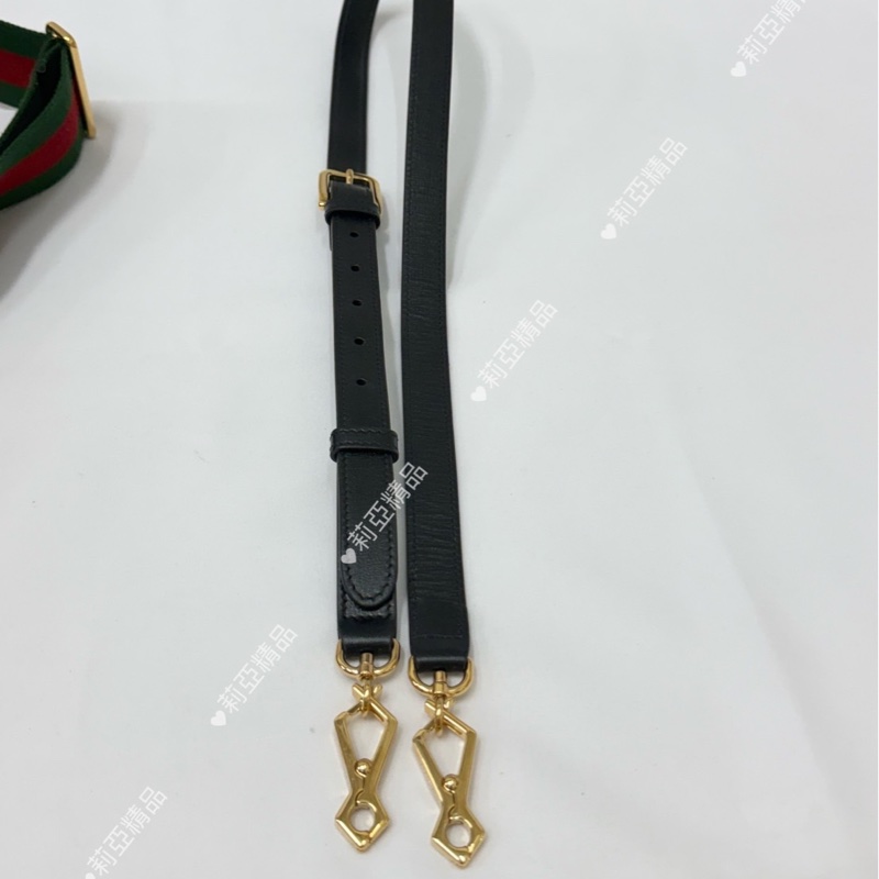 莉亞精品♡ Gucci 1955馬鞍包 黑色 二手美包-15