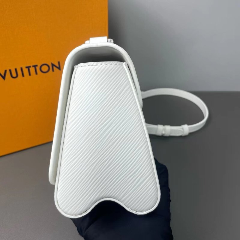 LV 芯片款 白雪公主磨砂金屬扣小號 牛皮twist 帶手提款 肩帶可拆卸 18.5*14*8.5 99新配件鏡子 塵袋 盒子-3