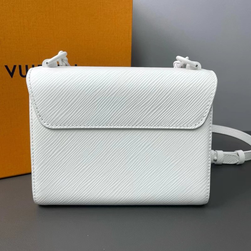 LV 芯片款 白雪公主磨砂金屬扣小號 牛皮twist 帶手提款 肩帶可拆卸 18.5*14*8.5 99新配件鏡子 塵袋 盒子-7