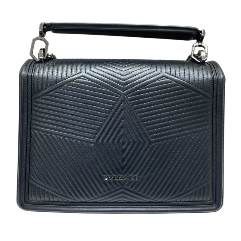 BVLGARI 寶格麗 SERPENTI FOREVER BAG 黑色蛇頭包 側背包 皮革 黑色 銀釦-2