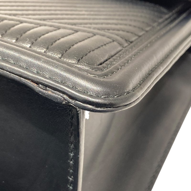 BVLGARI 寶格麗 SERPENTI FOREVER BAG 黑色蛇頭包 側背包 皮革 黑色 銀釦-7