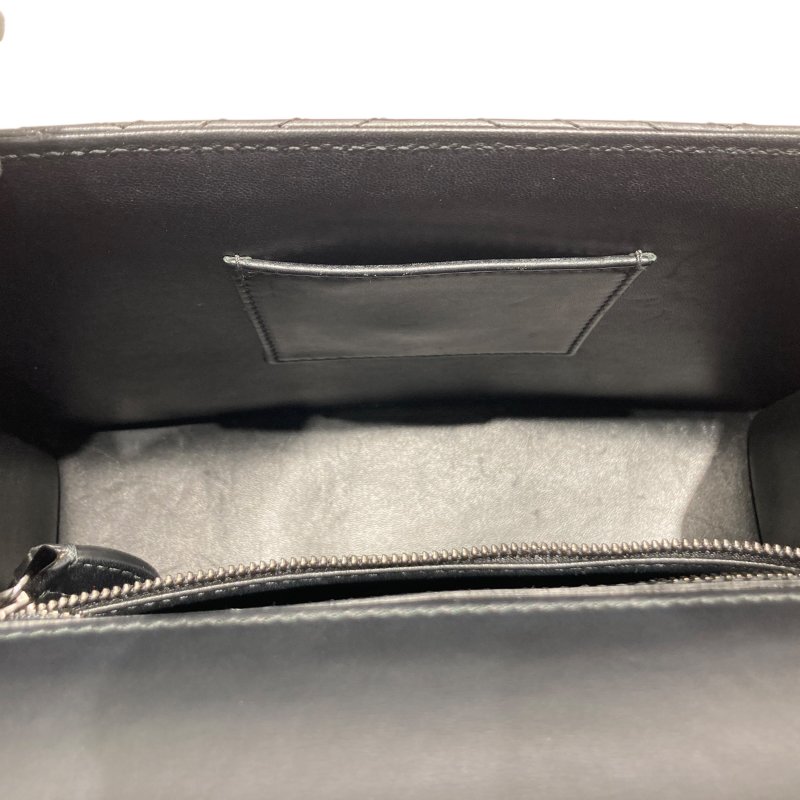 BVLGARI 寶格麗 SERPENTI FOREVER BAG 黑色蛇頭包 側背包 皮革 黑色 銀釦-13