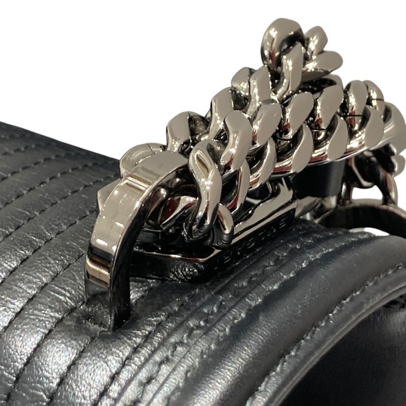 BVLGARI 寶格麗 SERPENTI FOREVER BAG 黑色蛇頭包 側背包 皮革 黑色 銀釦-17