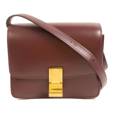 CELINE 牛皮皮革Mini Classic Box肩背袋