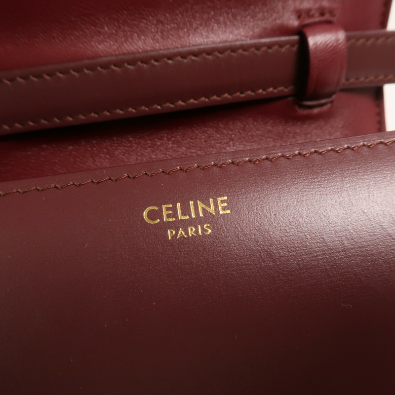 CELINE 牛皮皮革Mini Classic Box肩背袋-5
