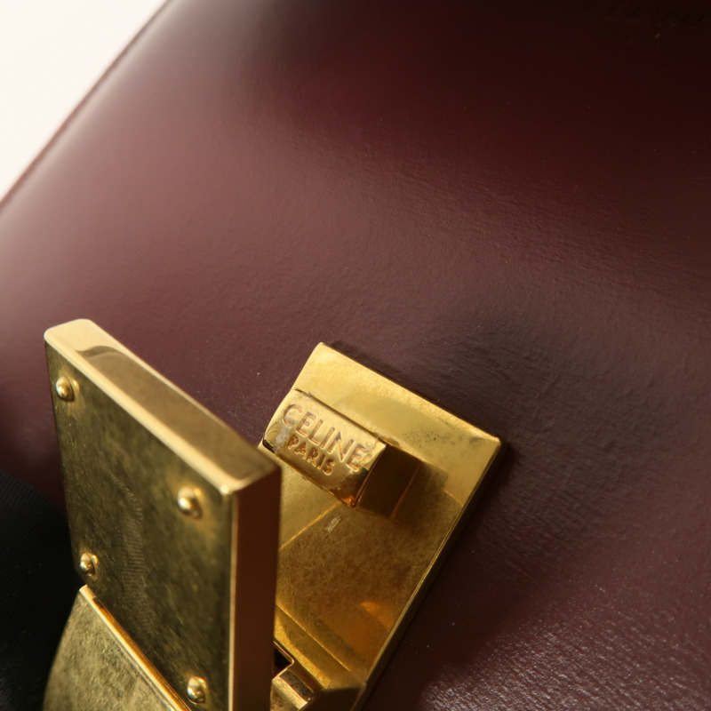 CELINE 牛皮皮革Mini Classic Box肩背袋-8