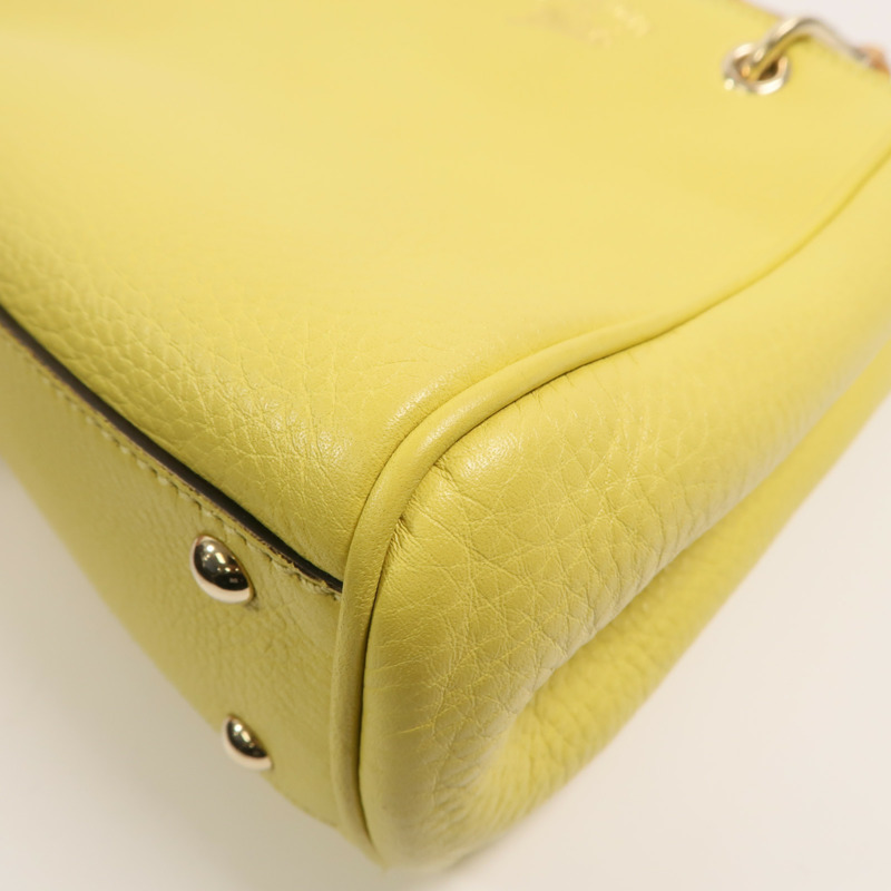 GUCCI 牛皮皮革Bamboo Mini Shopper手挽肩背兩用袋-10