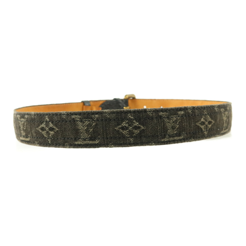 LOUIS VUITTON Monogram Denim Ceinture Belt皮帶-2