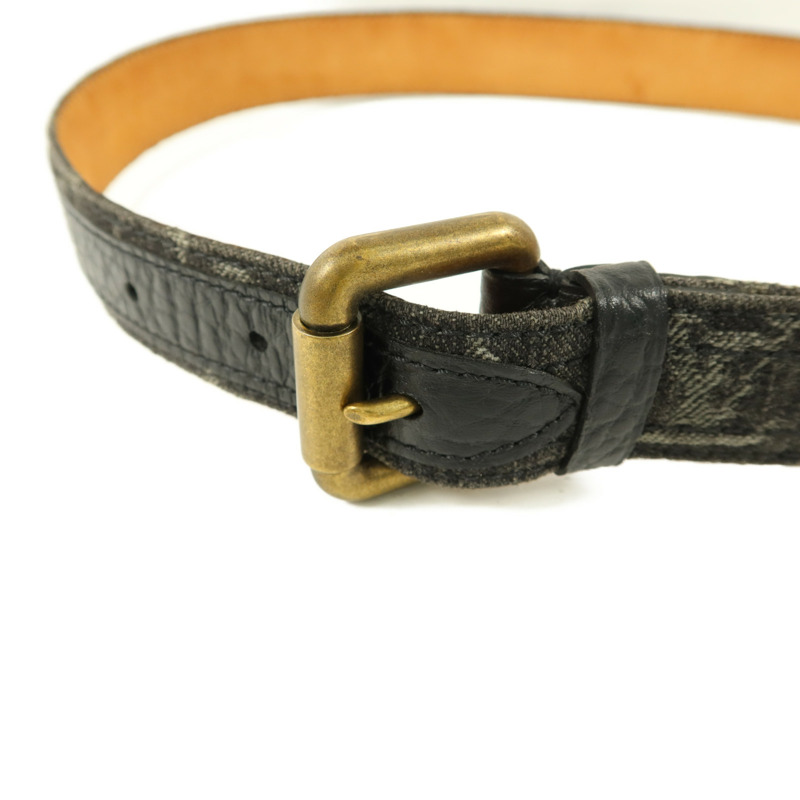 LOUIS VUITTON Monogram Denim Ceinture Belt皮帶-3