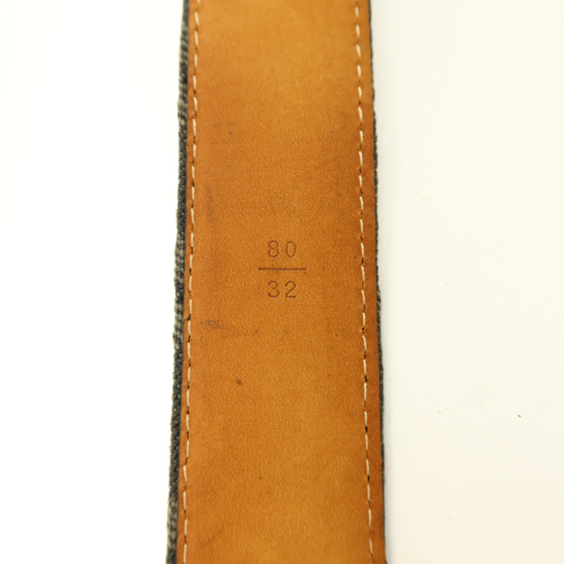LOUIS VUITTON Monogram Denim Ceinture Belt皮帶-7