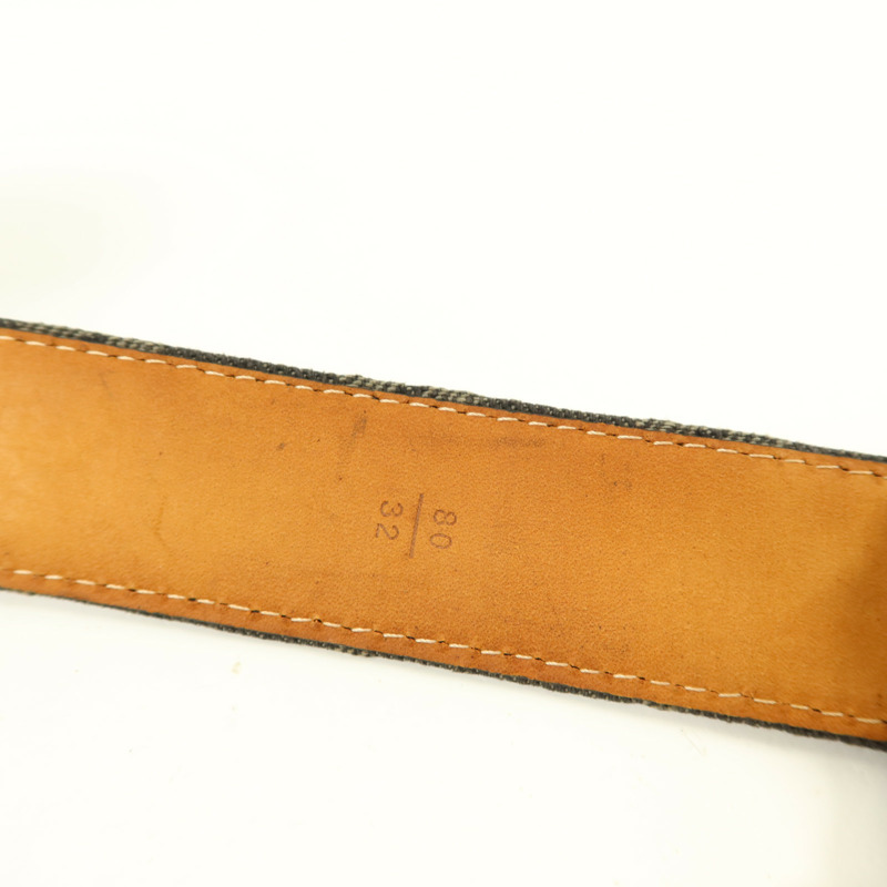 LOUIS VUITTON Monogram Denim Ceinture Belt皮帶-13