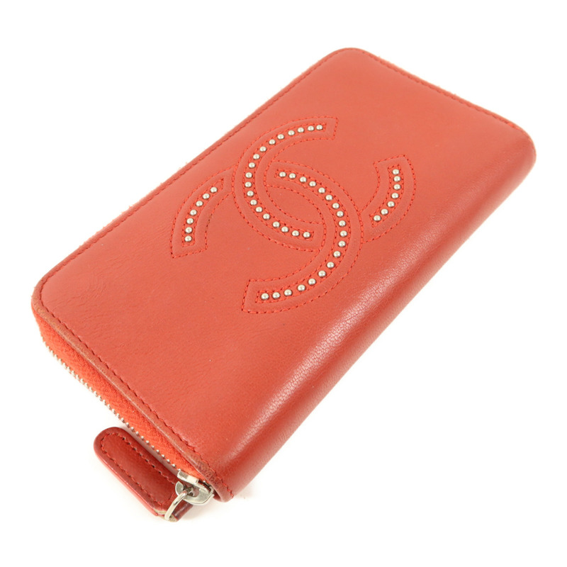 CHANEL 牛皮皮革Zipper Wallet錢包-2