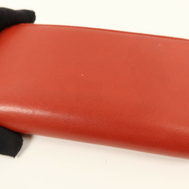 CHANEL 牛皮皮革Zipper Wallet錢包-14