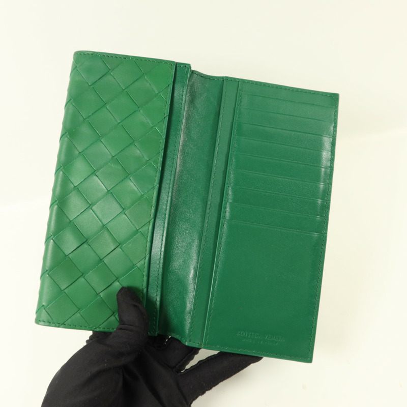 BOTTEGA VENETA 羊皮皮革Intrecciato Long Wallet長錢包-4