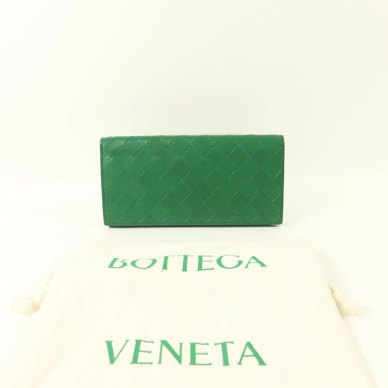 BOTTEGA VENETA 羊皮皮革Intrecciato Long Wallet長錢包-9