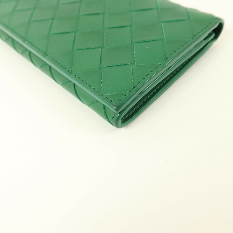 BOTTEGA VENETA 羊皮皮革Intrecciato Long Wallet長錢包-10