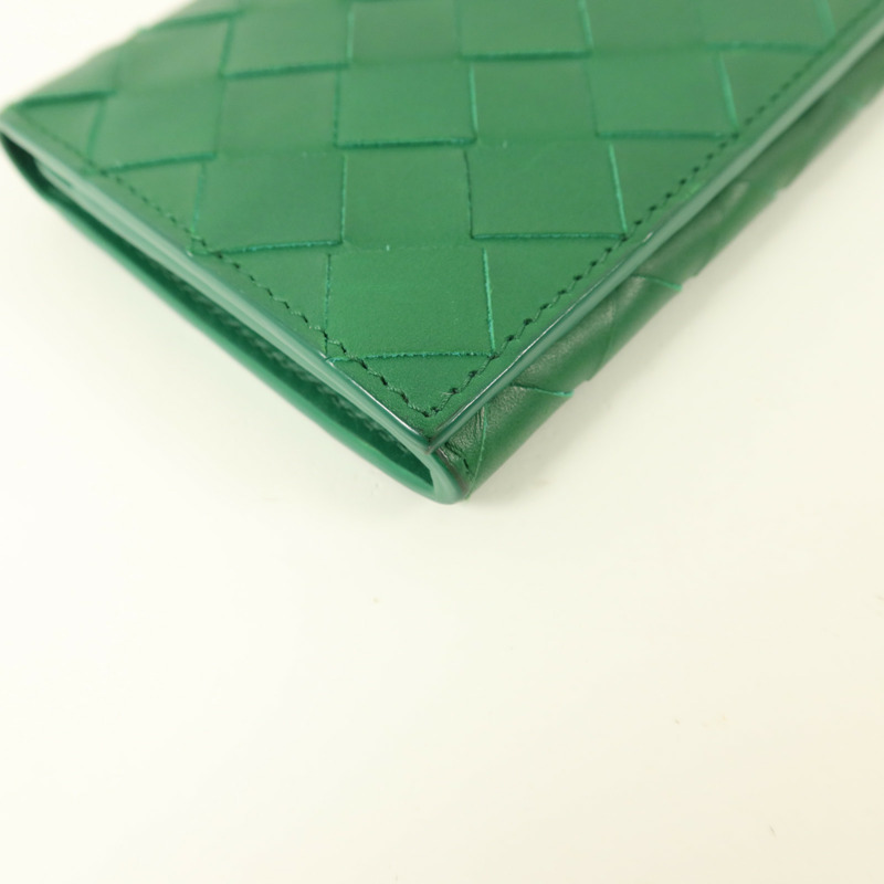 BOTTEGA VENETA 羊皮皮革Intrecciato Long Wallet長錢包-11