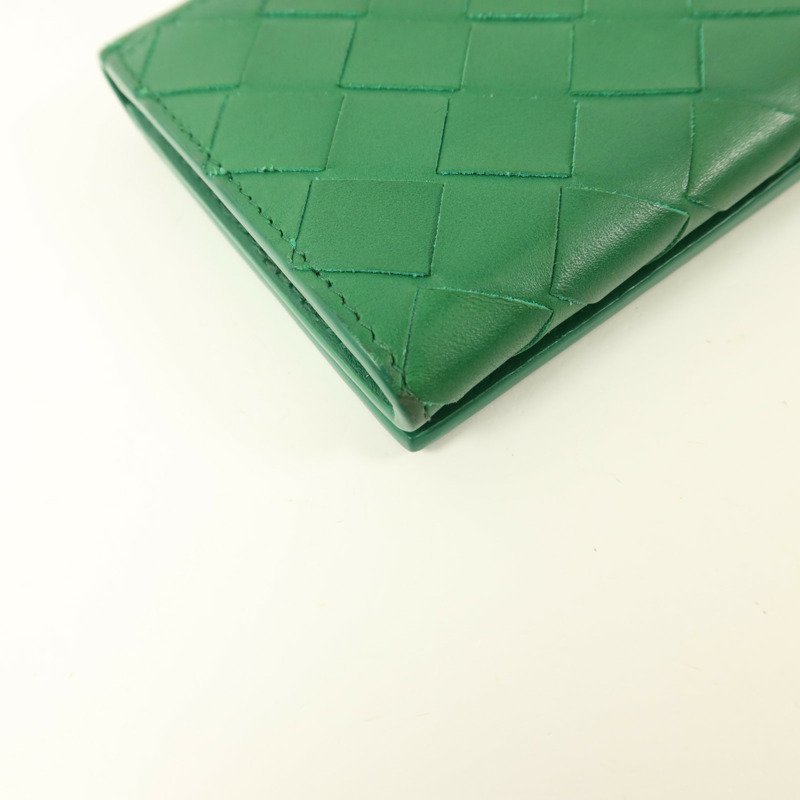 BOTTEGA VENETA 羊皮皮革Intrecciato Long Wallet長錢包-13
