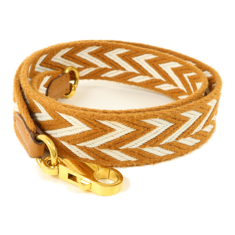 HERMES 帆布/Swift皮革Sangle Zigzag Bag Strap肩背帶-3