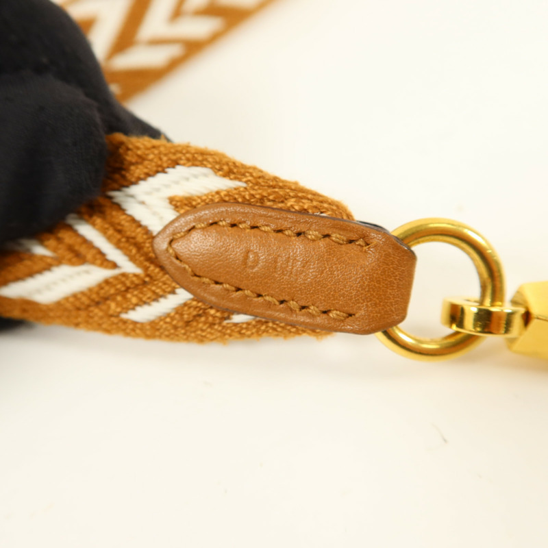 HERMES 帆布/Swift皮革Sangle Zigzag Bag Strap肩背帶-7