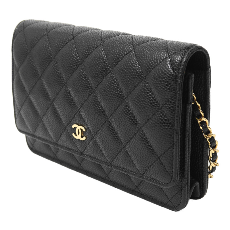 CHANEL 牛皮皮革Wallet On Chain鏈帶肩背袋-2