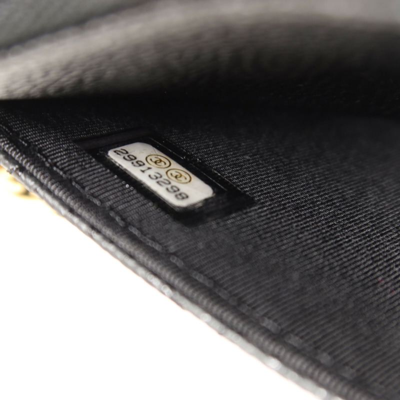 CHANEL 牛皮皮革Wallet On Chain鏈帶肩背袋-7