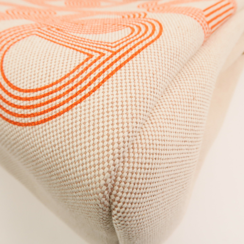 HERMES 帆布Herbag PM手挽肩背兩用袋Orange Mecano/Beige-8