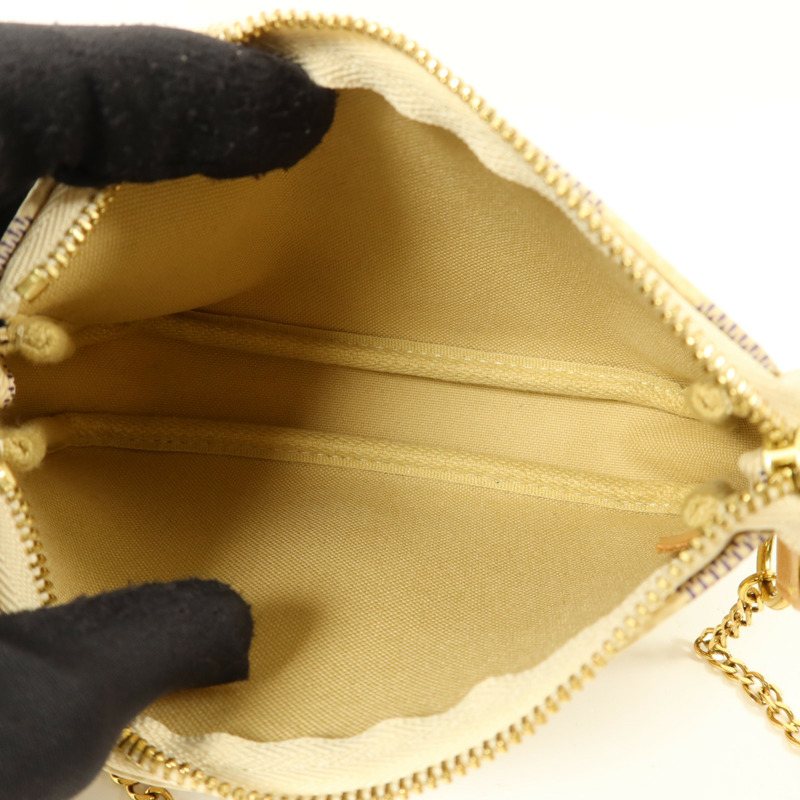 LOUIS VUITTON Damier Azur Mini Pochette Accessoires手挽袋-4