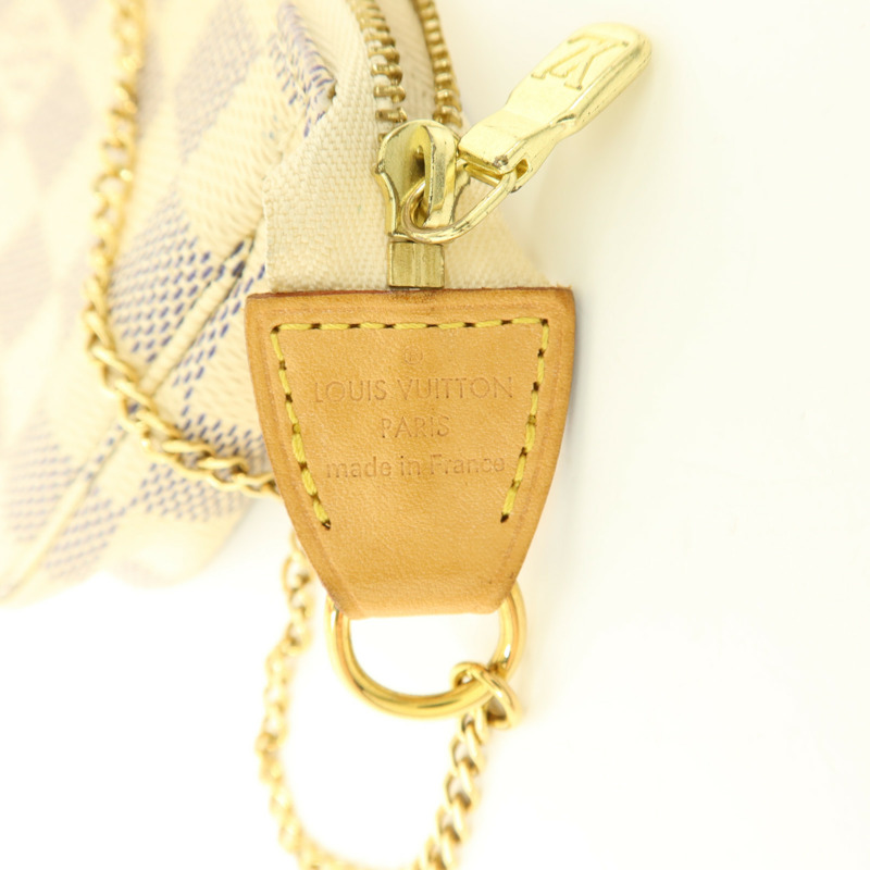 LOUIS VUITTON Damier Azur Mini Pochette Accessoires手挽袋-5