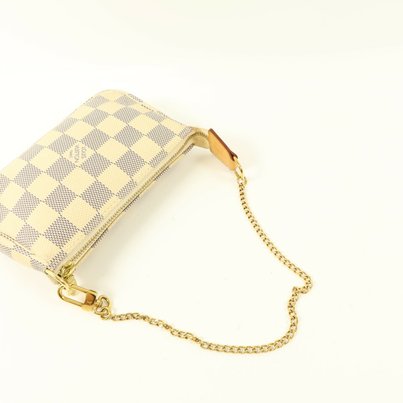 LOUIS VUITTON Damier Azur Mini Pochette Accessoires手挽袋-7