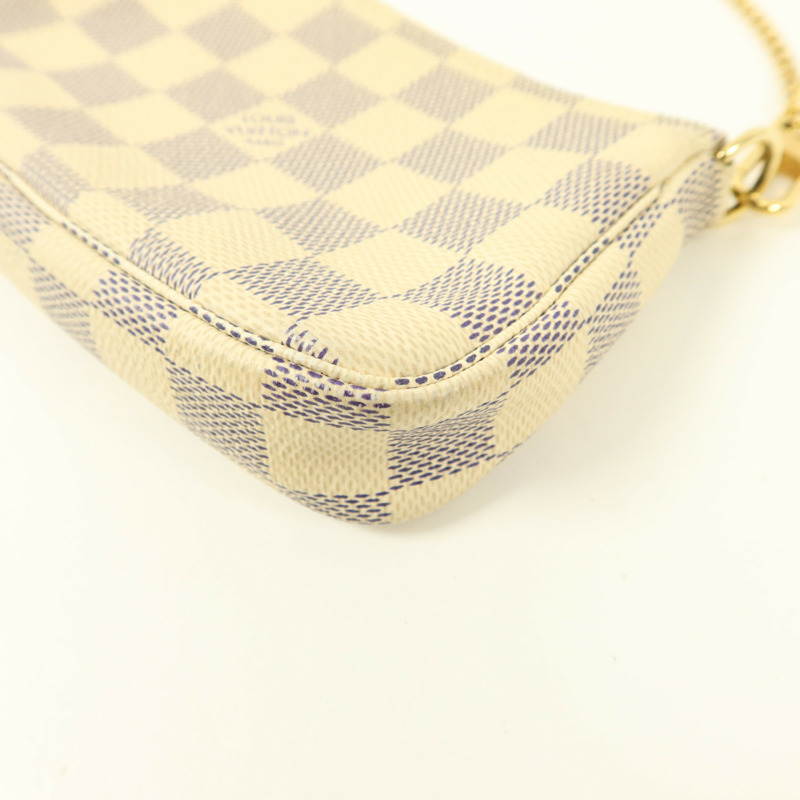 LOUIS VUITTON Damier Azur Mini Pochette Accessoires手挽袋-10